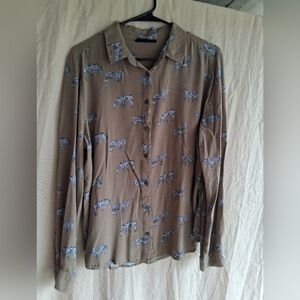 Zebra Lovers Button Down